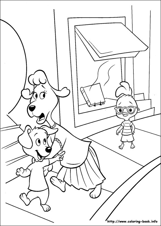 Chicken Little coloring picture